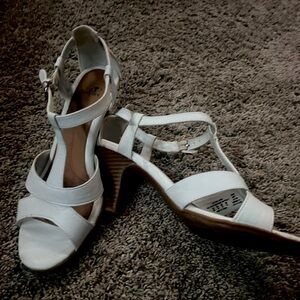 Cute white heels